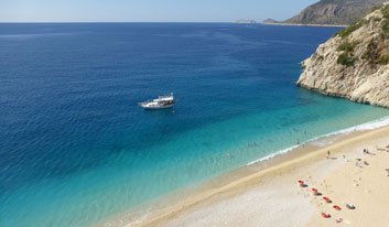Strand von Olympus in der Türkei